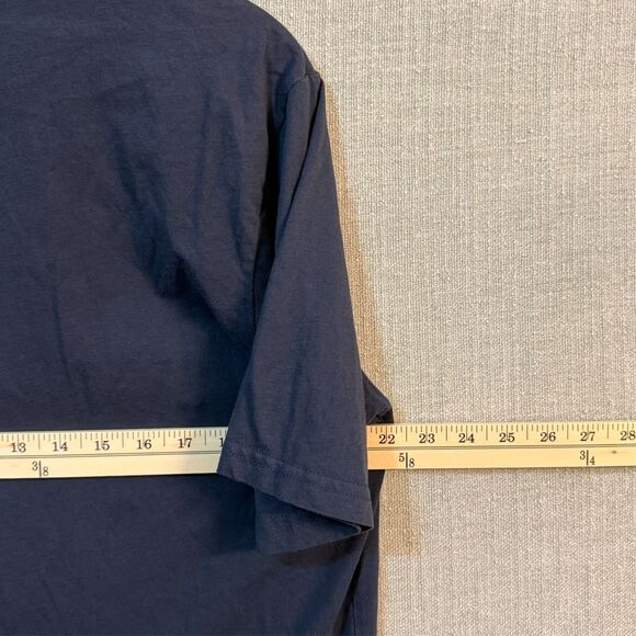 Johnnie O Hangin Out Mens Large Solid Blue Performance Stretch Polo Short Sleeve - Picture 7 of 9